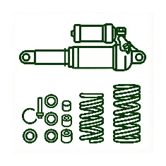 Rugóstag és alkatrészei