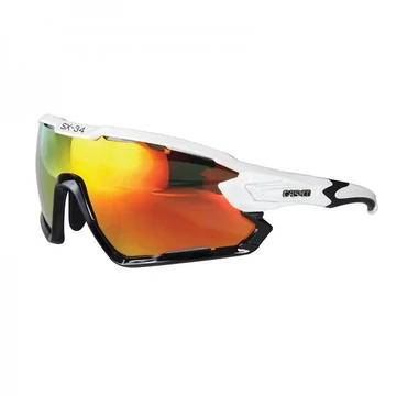 Szemüveg Casco SX-34 Black white red