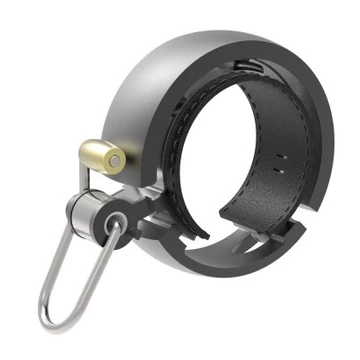 Knog Oi LUX fekete kerékpáros csengő 31,8