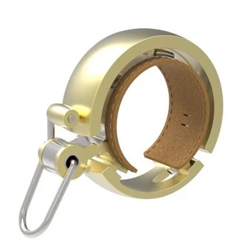 Knog Oi LUX sárgaréz kerékpáros csengő 31,8