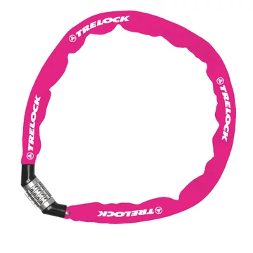 Trelock BC 115 Code számzáras láncos zár [pink, 110 cm]