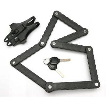 Zár spyral zig-zag 840 colostok black tartóval