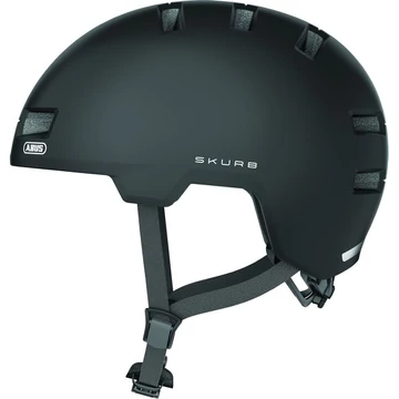 ABUS kerékpáros városi sisak Skurb, ABS, velvet black, M (55-59 cm)
