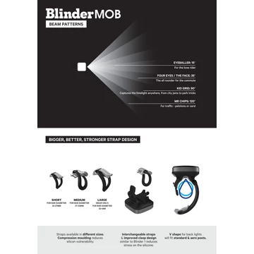 KNOG BLINDER MOB KID GRID ELSŐ RED