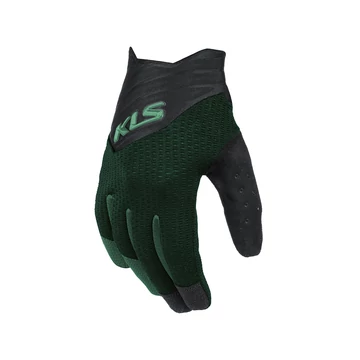 Kesztyű KLS Cutout long green XS