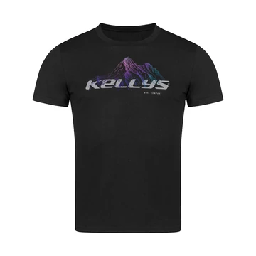 Póló KELLYS PEAK krátký rukáv Black -
