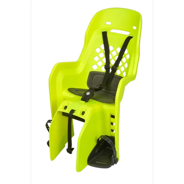 Polisport hátsó gyerekülés JOY CFS, csomagtartóra szerelhető, neon sárga/sötét szürke