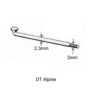 Küllő DT Swiss Alpine 2.34/2.0x304 ezüst