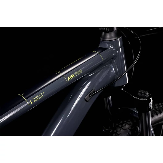 Cube Aim Pro Grey'n'flashyellow 27,5; 2022 kerékpár S