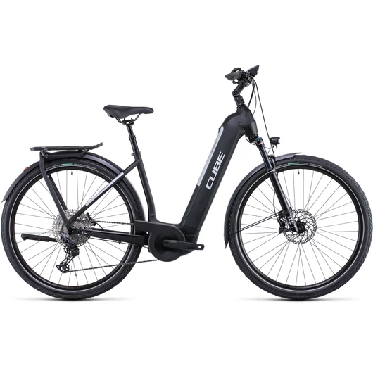 Cube Kathmandu Hybrid EXC 750 Black'n'silver; Easy Entry; 2022 kerékpár