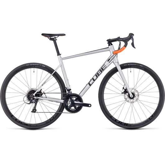 Cube Attain Pro Silver'n'Orange; kerékpár 56cm