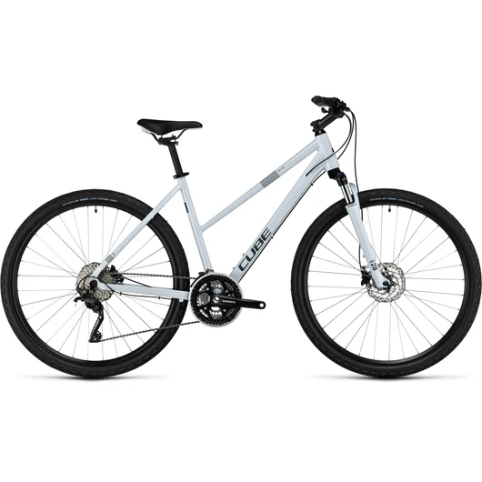 Cube Nature Pro Frostwhite'n'Grey 28 kerékpár Trapeze 46 cm 