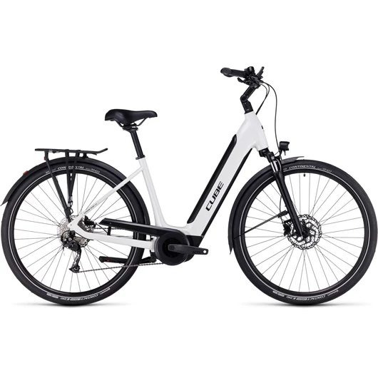 Cube Supreme Sport Hybrid One 500 White'n'Black Easy Entry 2023 kerékpár 