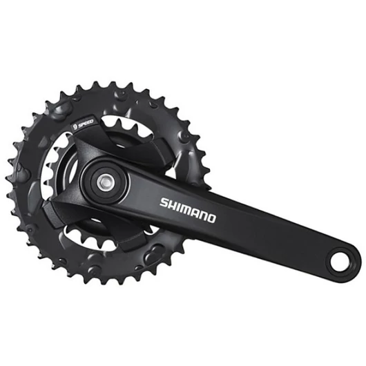 Hajtómű Shimano Altus 170mm 36x22F négyszögtengelyes fekete 9-es