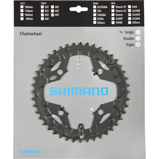 Lánckerék Shimano FCM430 44fogas 9-es 104mm