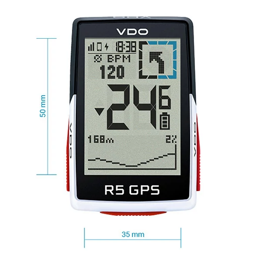 Sebességmérő VDO R5 GPS