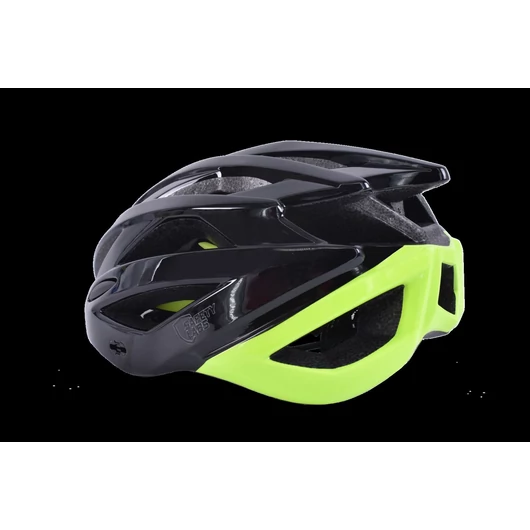 Safety Labs Juno normál sisak [fényes fekete-sárga, 55-58 cm (M)]