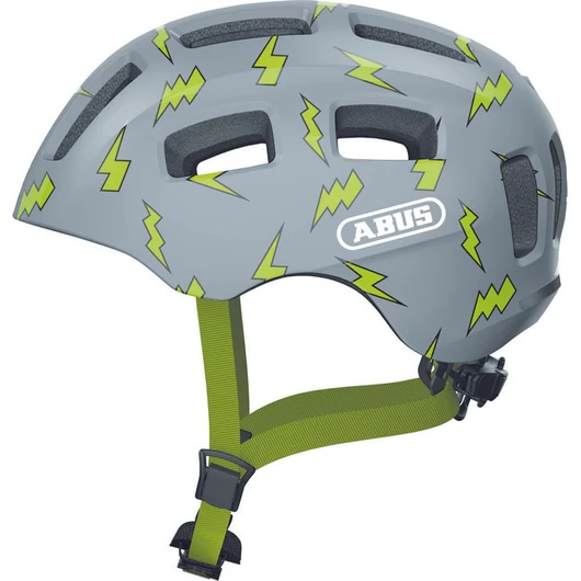 ABUS kerékpáros gyerek sisak Youn-I 2.0, In-Mold, grey flash, M (52-57 cm)