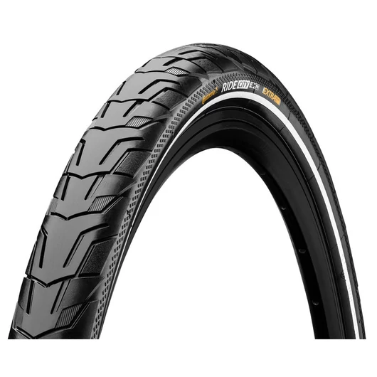 Continental gumiabroncs kerékpárhoz 32-622 Ride City 28x1 1/4x1 3/4 fekete/fekete, reflektoros