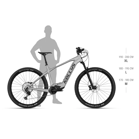 KELLYS Tygon RS50 P Mocha Grey L 29" 820Wh kerékpár